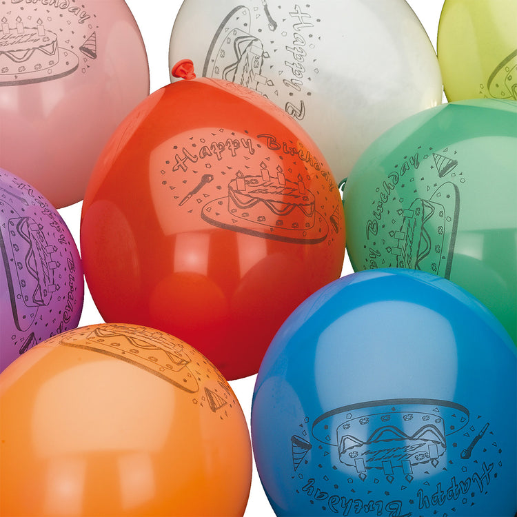 Haza Witbaard Balloons Buon compleanno, decimo.