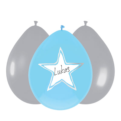 Palloncini baby boy, 6st.