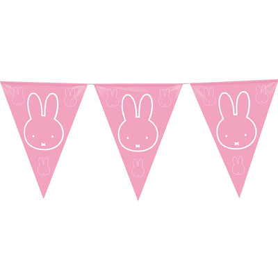 Flag line Miffy pink, 10mtr.