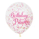 Haza Witbaard Confetti Balloons Princess, 6st.