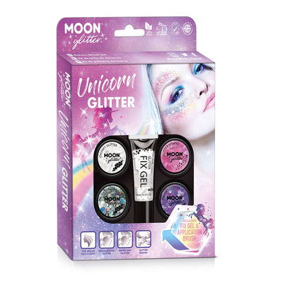 Haza Witbaard Schmink e un unicorno set glitter