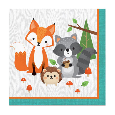 Haza Witbaard Wild Ones Napkins, 16st.