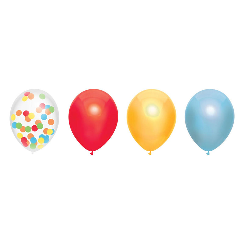 Mezcla de globo Rainbow, 6st.