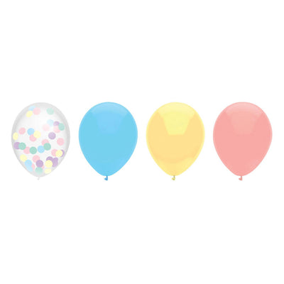 Balloon Mix Pastel, 6st.