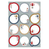 Haza witbaard cadeau etiketten sint co.