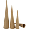 Creativ company coni alti, h: 20-25-30 cm, d 4-5-6 cm, 3 pezzi 1 scatola