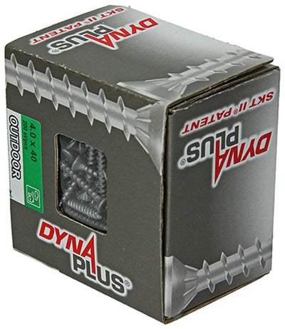 Vite uni Dynaplus vite per truciolare rivestimento AR testa piatta filettatura completa torx tx20 ​​​​4.0x40 | 200 pezzi - 0281.08.25601