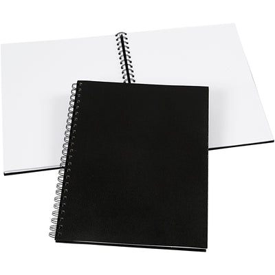 Quaderno aziendale Creativ, misura 23x30,5 cm, 120 g, nero, 1 pezzo