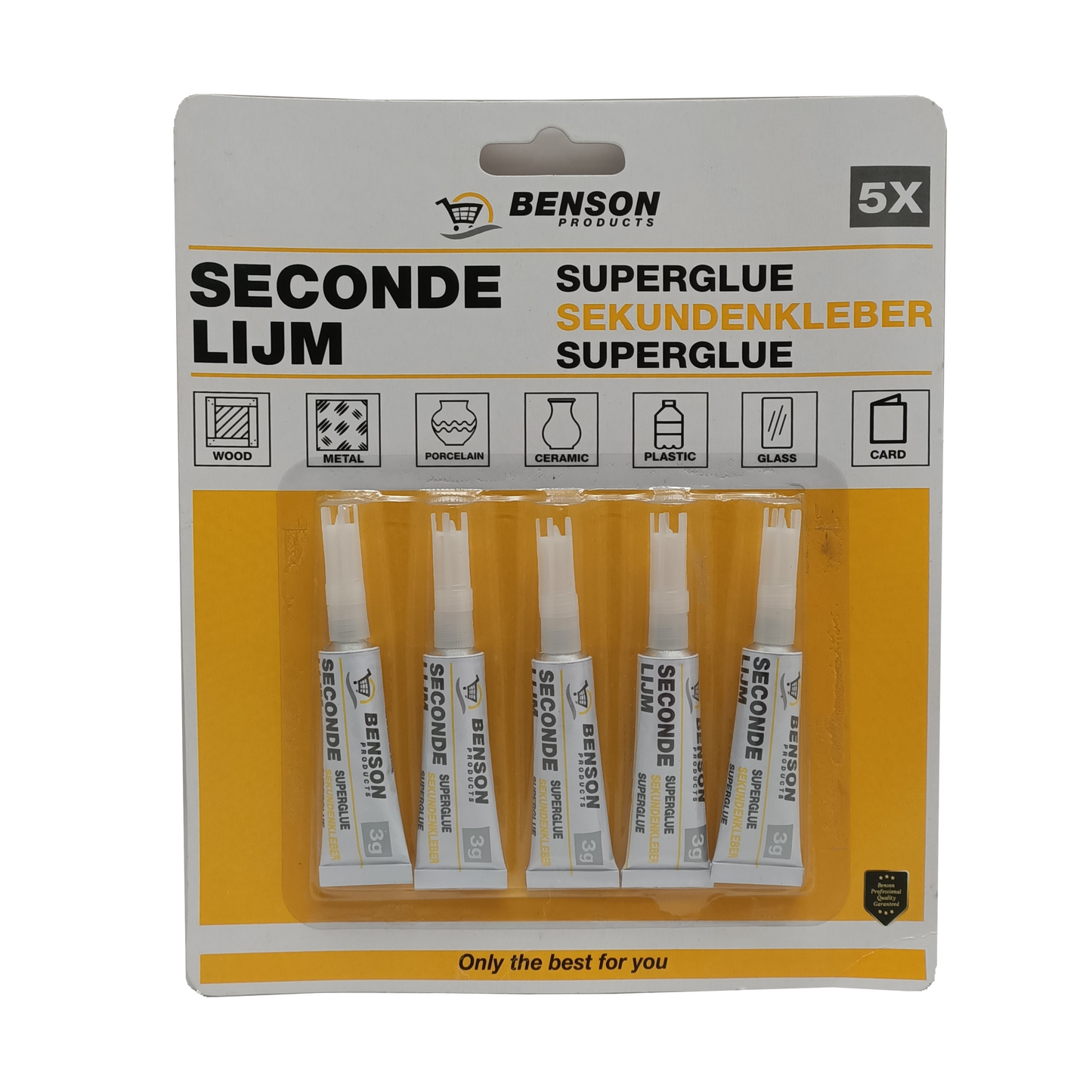 Second Glue 5 Tubos