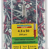 Rotadrill 1039998 - vite universale vktx vz 4,5x50mm (200) | 4 pezzi