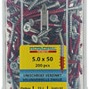 Rotadrill 1039980 - tornillo universal vkpzd vz 5,0x50mm (200) | 4 piezas