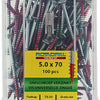 Rotadrill 1040001 - vite universale vktx vz 5.0x70mm (100) | 4 pezzi