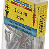 Rotadrill 1039770 - vite universale vk pzd vz 3,0x30mm (35) | 6 pezzi