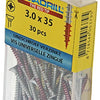 Rotadrill 1039771 - vite universale vk pzd vz 3,0x35mm (30) | 6 pezzi
