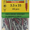 Rotadrill 1039930 - vite universale vktx vz 3,5x35mm (80) | 6 pezzi
