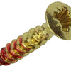 Rotadrill 1039881 - universeelschroef messing lk pzd 3,5x20mm (36) | 6 stuks