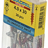 Rotadrill 1039777 - vite universale vk pzd vz 4.0x30mm (26) | 6 pezzi
