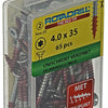 Rotadrill 1039936 - tornillo universal vktx vz 4.0x35mm (65) | 6 piezas