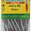 Rotadrill 1039938 - vite universale vktx vz 4.0x45mm (50) | 6 pezzi