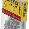 Rotadrill 1039844 - tornillo universal ck pzd vz 4.0x25mm (17) | 6 piezas