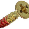 Rotadrill 1039888 - universeelschroef messing vk pzd 4,0x20mm (8) | 6 stuks