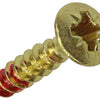 Rotadrill 1039882 - tornillo universal latón lk pzd 4.0x20mm (27) | 6 piezas