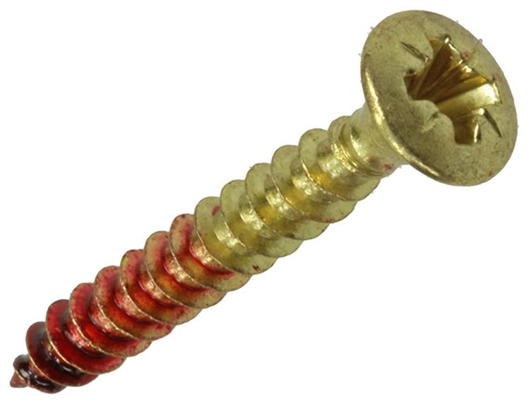 Rotadrill 1039884 - vite universale ottone lk pzd 4.0x30mm (20) | 6 pezzi