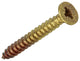 Rotadrill 1039891 - vite universale ottone vk pzd 4.0x35mm (5) | 6 pezzi