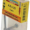 Rotadrill 1039891 - universeelschroef messing vk pzd 4,0x35mm (5) | 6 stuks