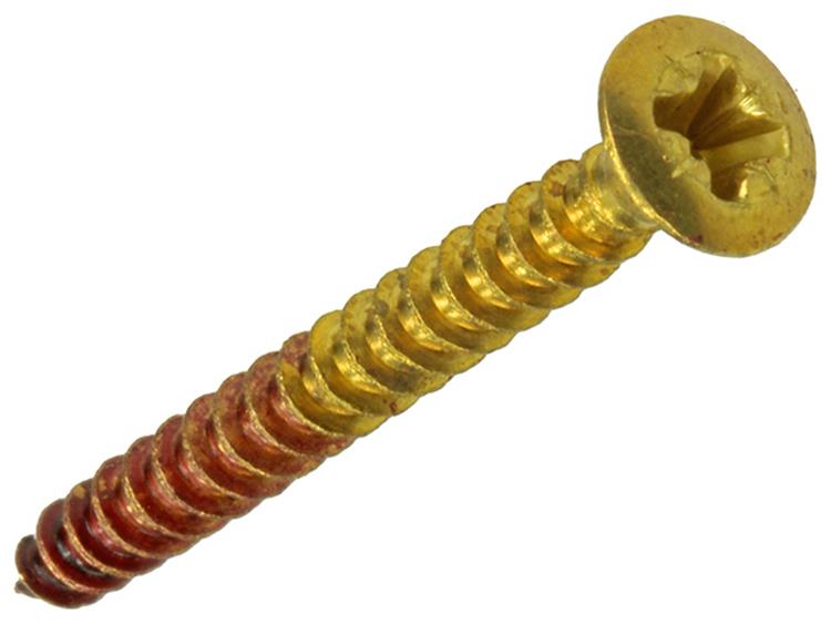 Rotadrill 1039885 - vite universale ottone lk pzd 4.0x40mm (14) | 6 pezzi