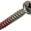 Rotadrill 1039893 - tornillo universal ck pzd acero inoxidable 4.0x30mm (9) | 6 piezas