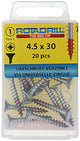 Rotadrill 1039781 - vite universale vk pzd vz 4,5x30mm (20) | 6 pezzi