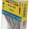 Rotadrill 1039783 - tornillo universal vk pzd vz 4,5x50mm (14) | 6 piezas