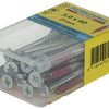 Rotadrill 1039810 - tornillo universal vk pzd vz 5.0x60mm (25) | 6 piezas