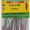 Rotadrill 1039950 - vite universale vktx vz 5.0x60mm (25) | 6 pezzi
