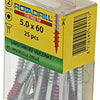 Rotadrill 1039950 - vite universale vktx vz 5.0x60mm (25) | 6 pezzi