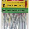 Rotadrill 1039951 - tornillo universal vktx vz 5.0x70mm (18) | 6 piezas