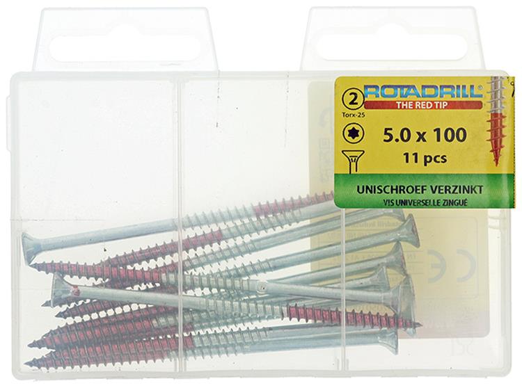 Rotadrill 1039954 - vite universale vktx vz 5.0x100mm (11) | 6 pezzi