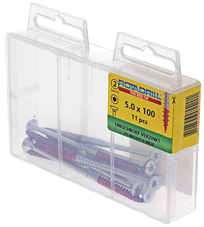 Rotadrill 1039954 - vite universale vktx vz 5.0x100mm (11) | 6 pezzi