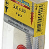 Rotadrill 1039861 - universeelschroef vk pzd rvs-a2 5.0x50mm (4) | 6 stuks
