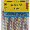 Rotadrill 1039786 - vite universale vk pzd vz 6.0x50mm (8) | 6 pezzi