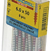 Rotadrill 1039786 - vite universale vk pzd vz 6.0x50mm (8) | 6 pezzi