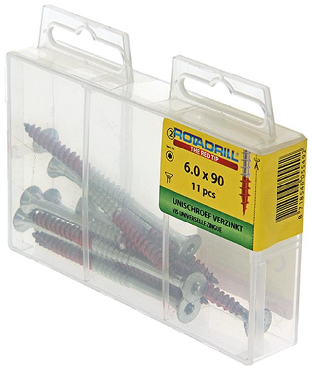 Rotadrill 1039956 - vite universale vktx vz 6.0x90mm (11) | 6 pezzi