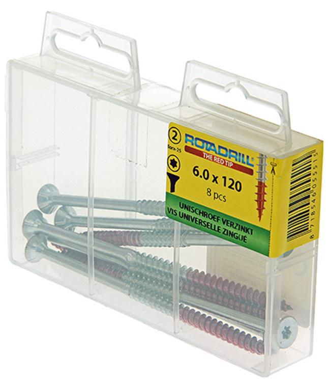 Rotadrill 1039958 - vite universale vktx vz 6.0x120mm (8) | 6 pezzi