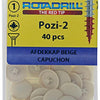 Rotadrill 1039837 - afdekkapje pzd 2 beige (40) | 6 stuks