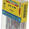 Rotadrill 1039785 - vite universale vk pzd vz 6.0x40mm (9) | 6 pezzi