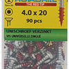 Rotadrill 1039933 - vite universale vktx vz 4.0x20mm (90) | 6 pezzi