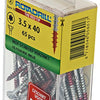 Rotadrill 1039910 - Tornillo MDF 75°-vk tx vz 3,5x40mm (65) | 6 piezas