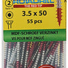 Rotadrill 1039911 - Vite MDF 75°-vk tx vz 3,5x50mm (55) | 6 pezzi