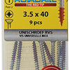 Rotadrill 1039856 - universeelschroef vk pzd rvs-a2 3.5x40mm (9) | 6 stuks